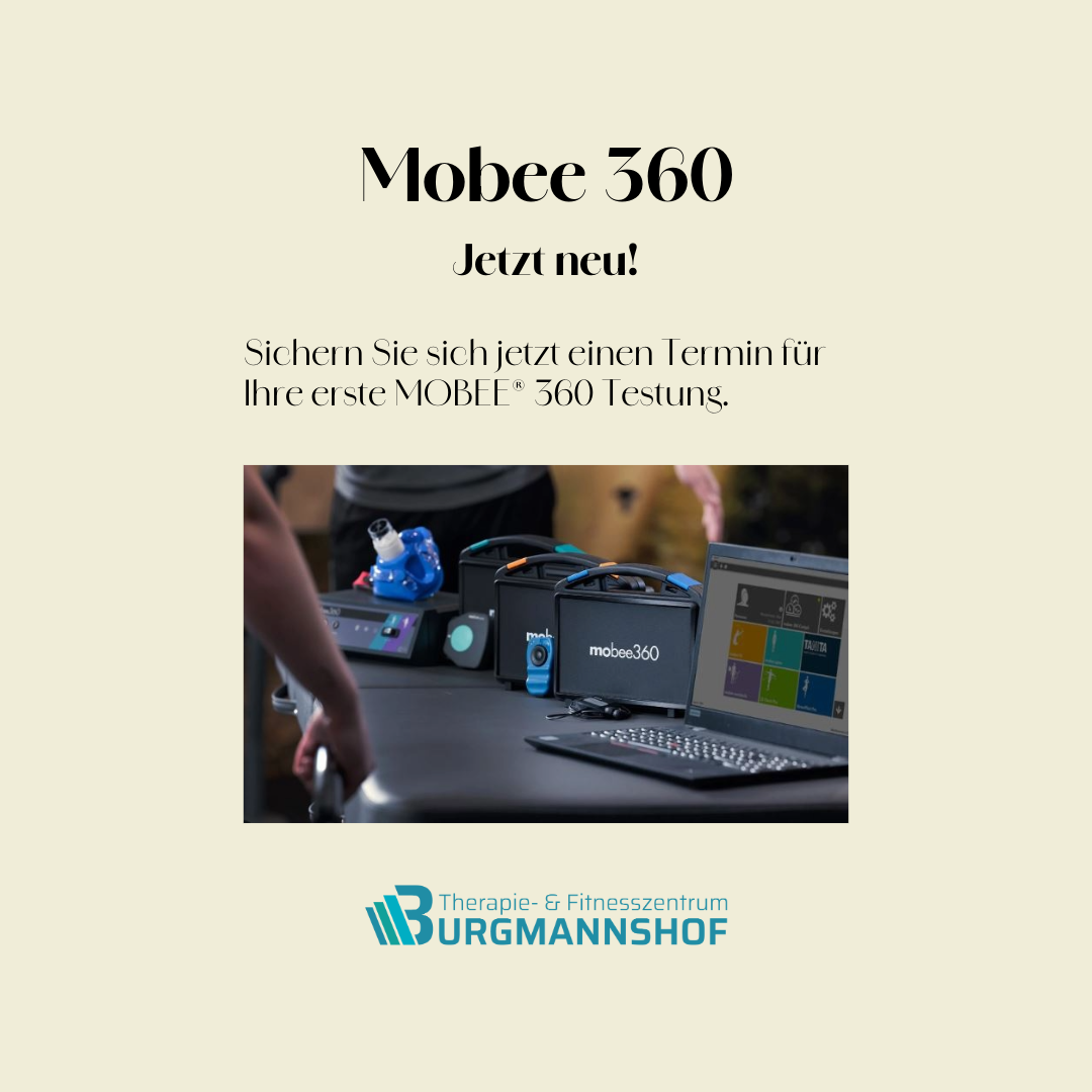 Neu bei uns: MOBEE® 360 — Ihre Bewegung im Fokus